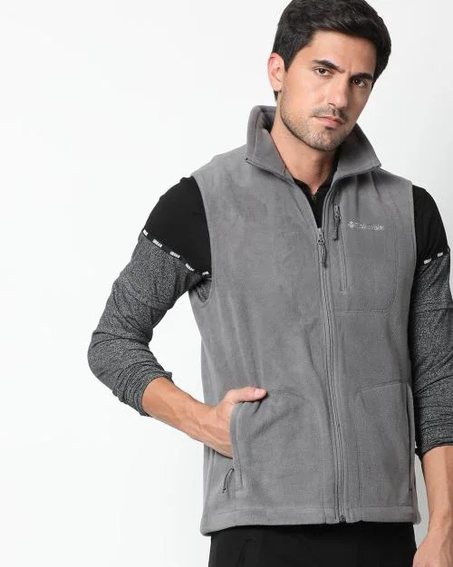 Men Fast Trek Micro Fleece Vest