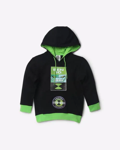 Ben 10 Graphic Print Hoodie