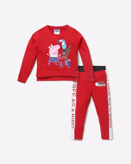 Peppa Pig Print Top & Pants Set