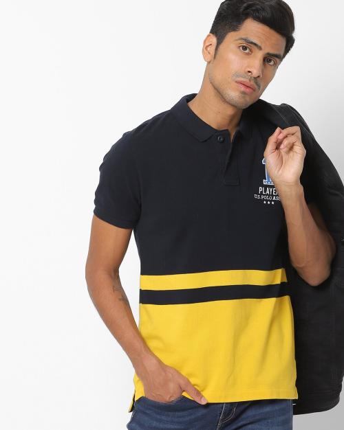 Regular Fit Numeric Print Polo T-Shirt