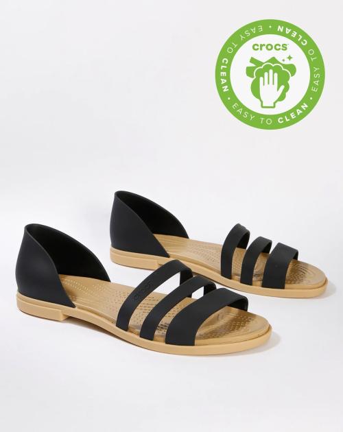 Tulum Slip-On Flat Sandals with Heel Counter