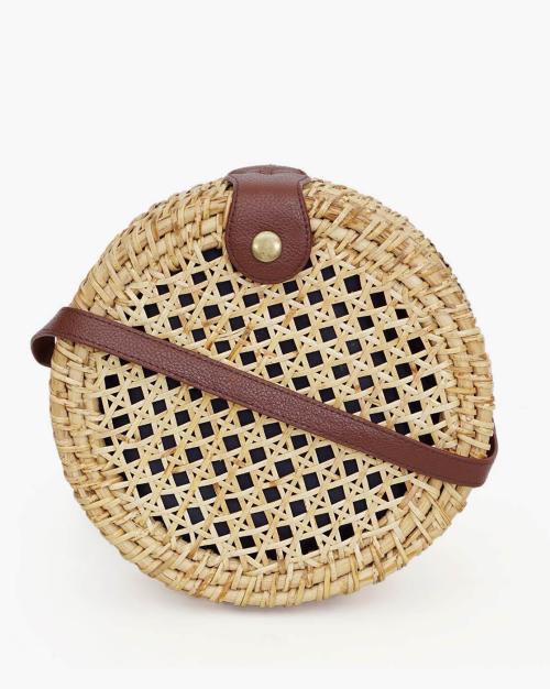 Sling Bag with Contrast Shoulder Strap