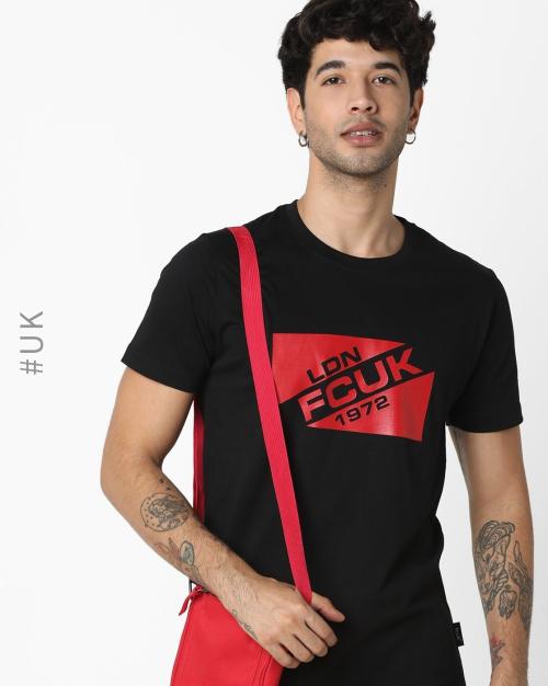 Graphic Print Crew-Neck T-shirt