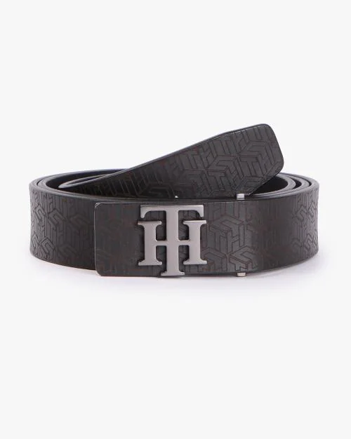 Leather Belt with Branding