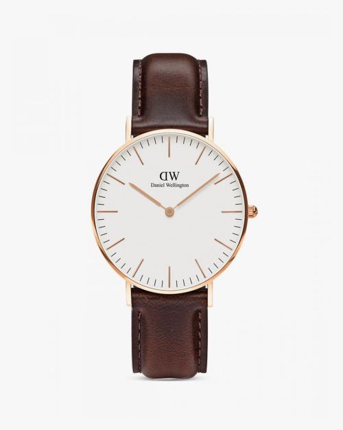 Unisex Classic Bristol Round Analogue Watch - DW00100039