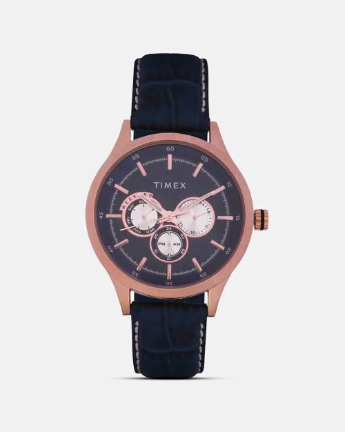 Men TW000T310 Analogue Watch with Contrast Strap