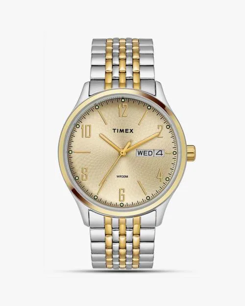 Men TW0TG6508 Analogue Watch with Stainless Steel Strap