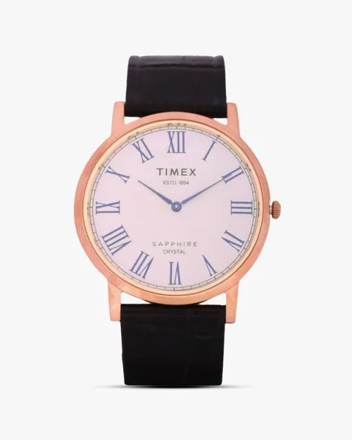 TWEG17404 Analogue Watch with Leather Strap
