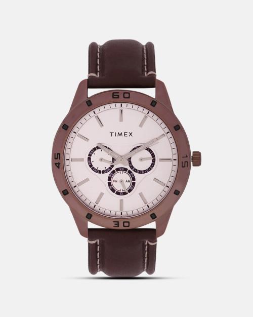 TW000U916 Analogue Wrist Watch with Leather Strap