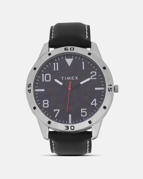Men TW00ZR291E Analogue Watch with Leather Strap
