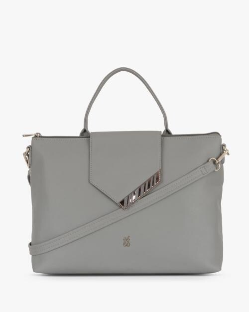 Tote Bag with Fold-Over Flap