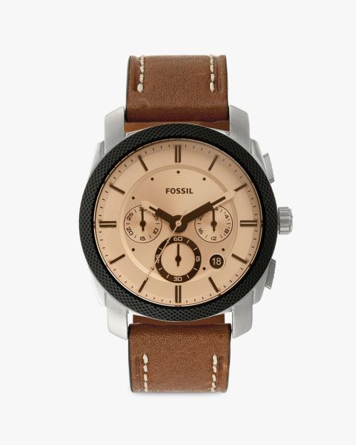 FS5620 Chronograph Watch with Leather Strap