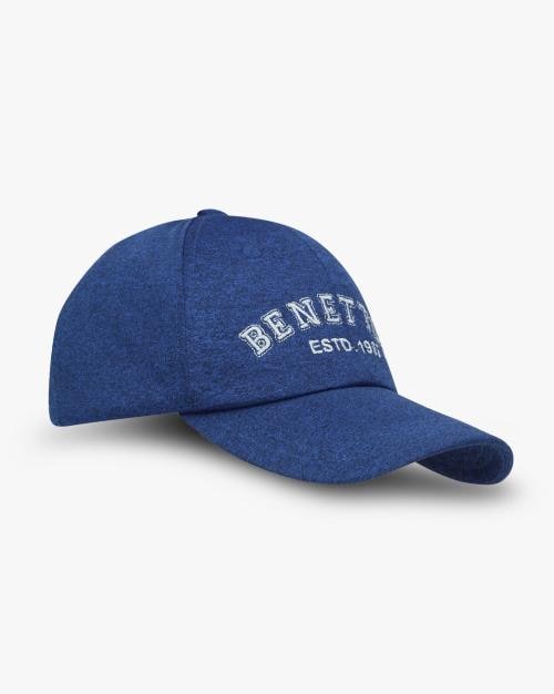 Men Heathered Baseball Cap with Velcro Closure