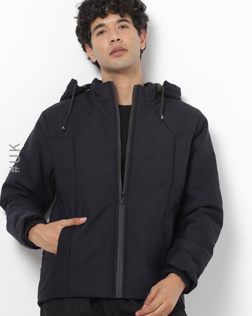 Zip-Front Hoodie with Insert Pockets