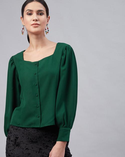 Button-Down Shirt with Princess Seam