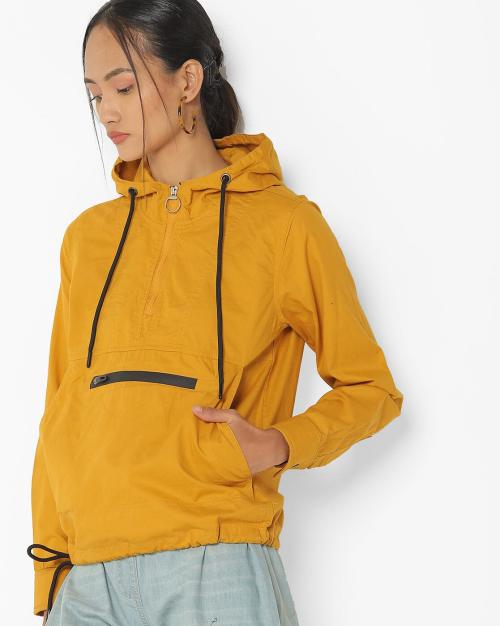 Hooded Jacket with Kangaroo Pocket