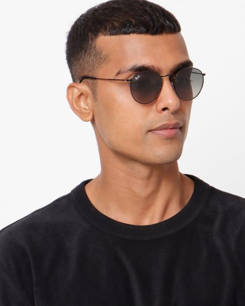 0RB3447N002/7150 Full-Rim Circular Sunglasses