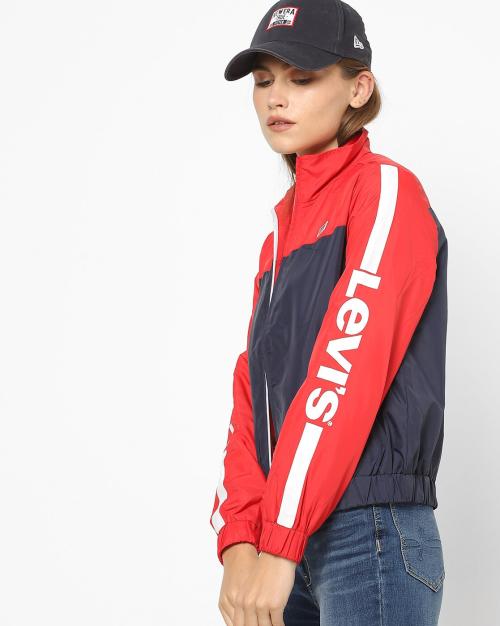 Colourblock Zip-Front Jacket