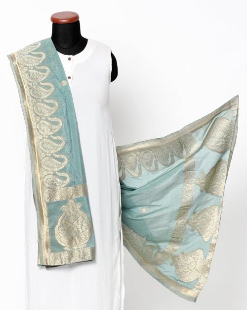 Textured Brocade Dupatta