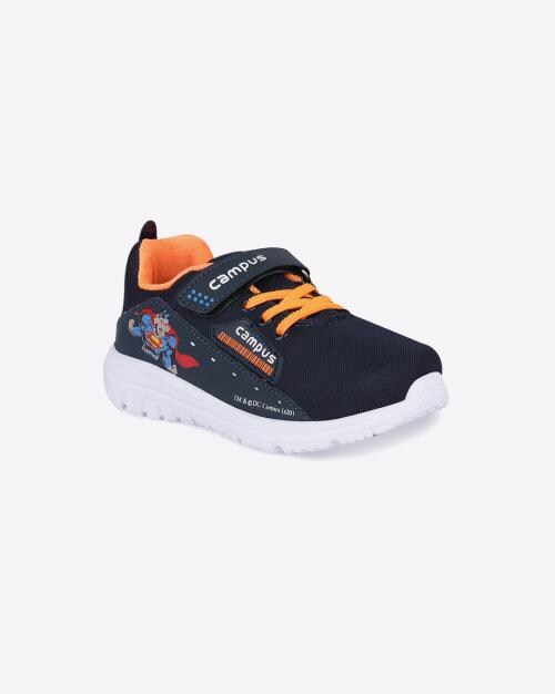 Superman Lace-Up Shoes with Velcro