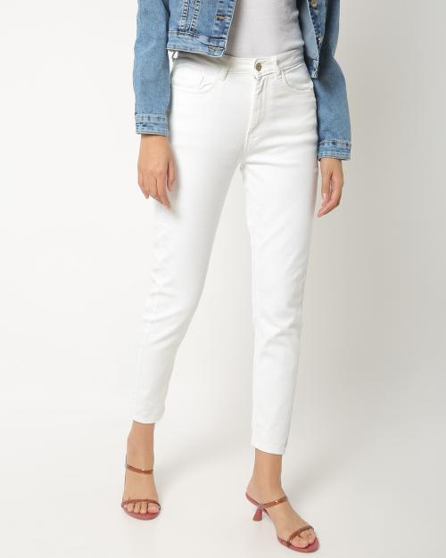 Skinny Ankle-Length Jeans