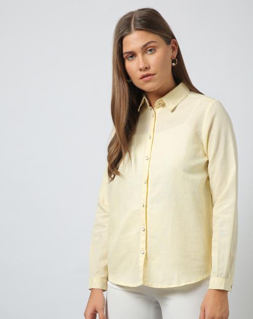 Women Box-Pleat Shirt