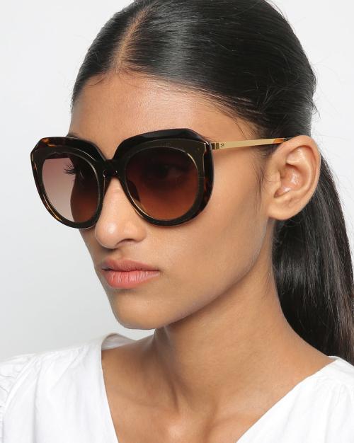 Scott 2193 C2 S UV-Protected Full-Rim Cat-Eye Sunglasses