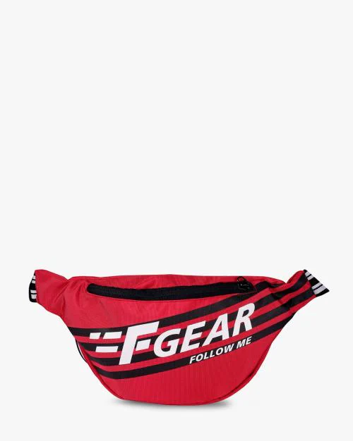 Typographic Print Fanny Pack