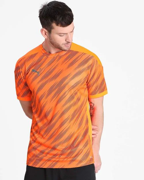 Printed Slim Fit Crew-Neck T-shirt