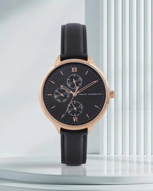 Women Black Dial Analogue Watch - FC149B