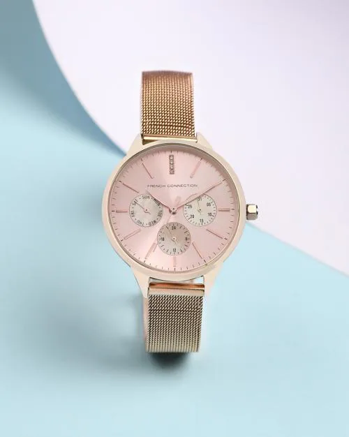 Women Rose Gold Dial Analogue Watch - FC150RGM