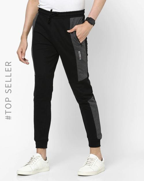 Buy Track Pants with Contrast Side Panels Online at Best Prices in