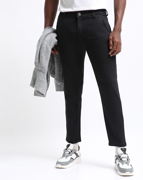 Ankle-Length Slim Fit Jeans