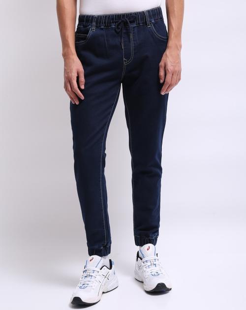 Slim Fit Jogger Jeans with Insert Pockets