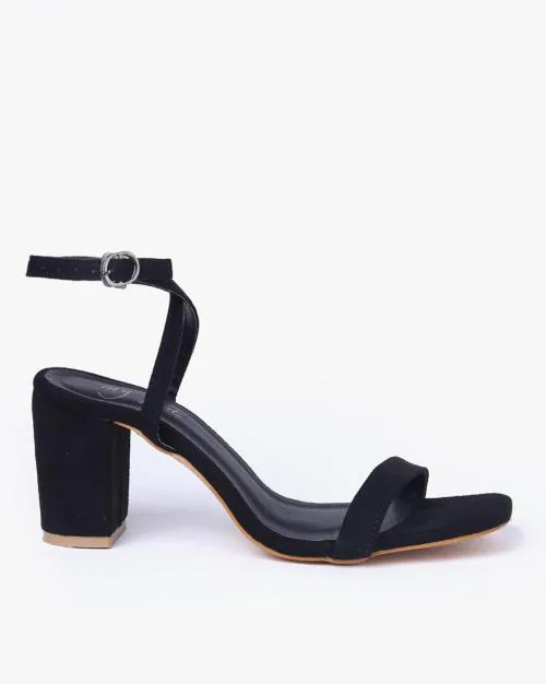 Buy AnkleStrap Chunky Heeled Sandals Online at Best Prices in India