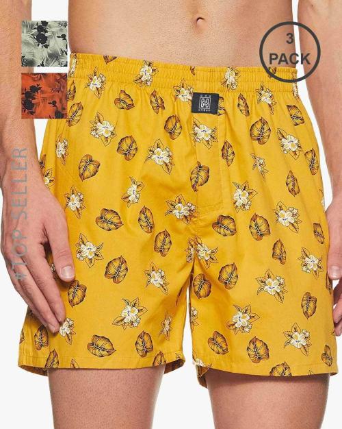 Pack of 3 Printed Boxers