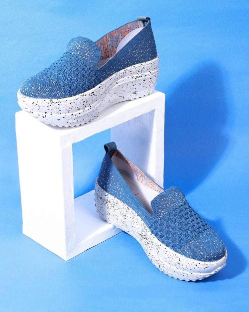 Printed Slip-On Casual Shoes