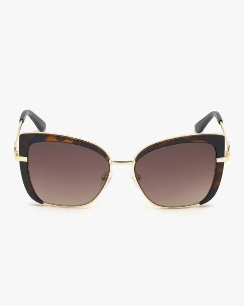 GU7633 56 52F UV-Protected Cat-Eye Sunglasses