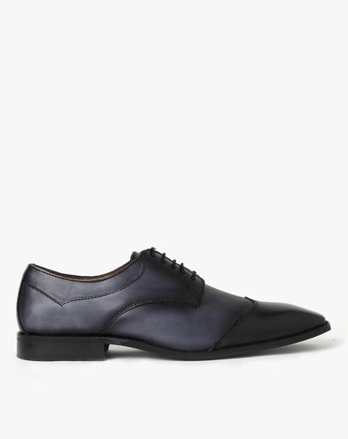 Panelled Leather Derbies