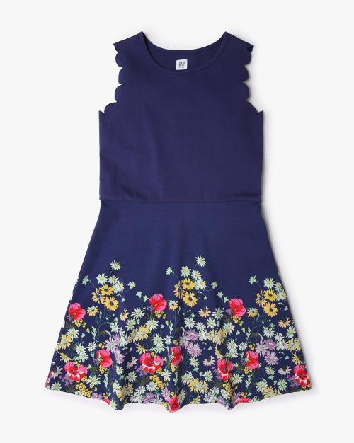 Floral Print A-line Dress