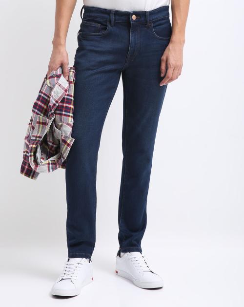 Lightly Washed Slim Fit Premium Jeans