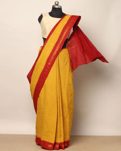 Printed Chinnalapatti Sungudi Saree