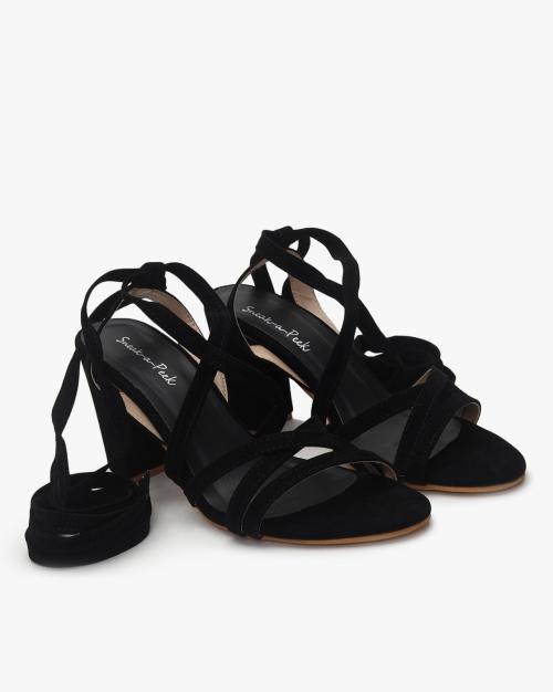 Chunky Heeled Gladiators with Multiple Straps