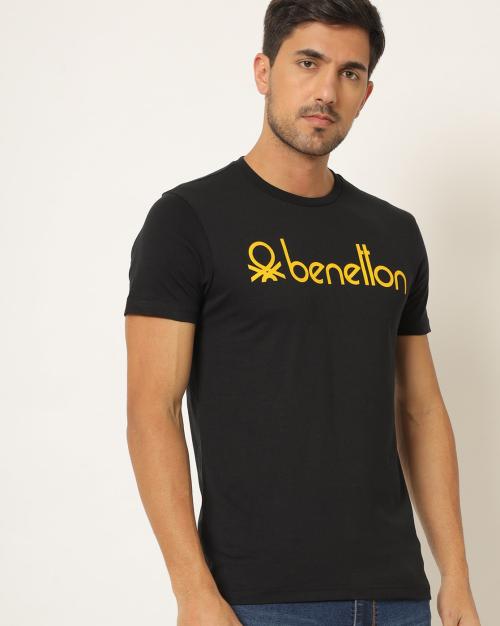 Logo Print Slim Fit Crew-Neck T-shirt