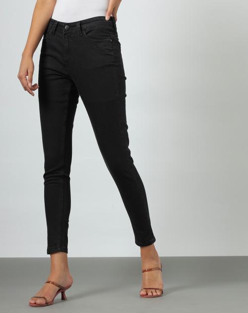 Women Cropped Skinny Jeans