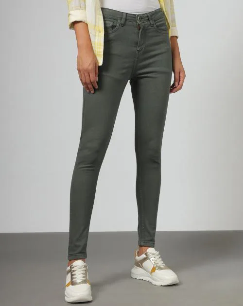 Women Washed Skinny Jeans