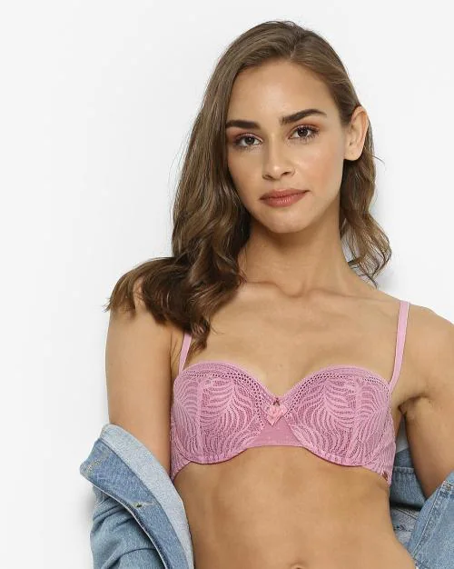 Heavily Padded Bra with Detachable Straps