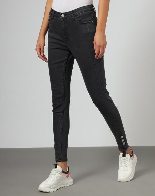Women Washed Skinny Jeans