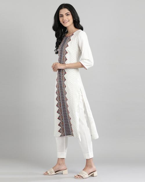 Printed Straight Kurta