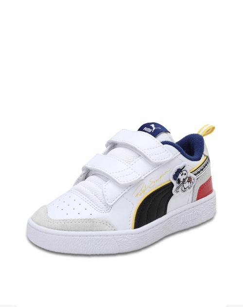 x PEANUTS Ralph Sampson V Kids Lace-Up Casual Shoes